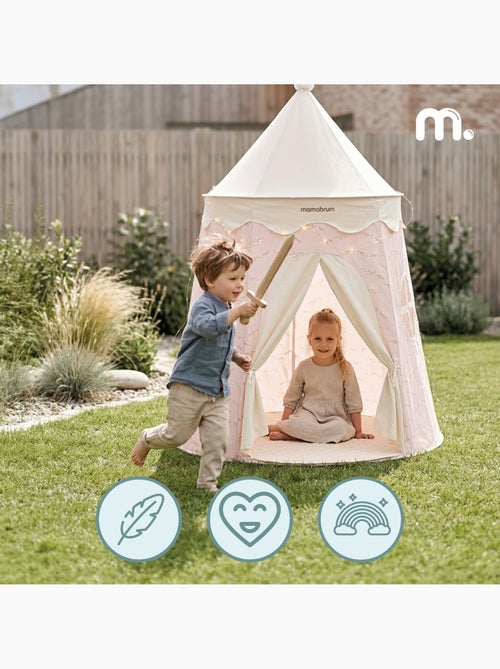 Speeltent tipi kasteel voor kinderen 113x155 cm mamabrum - Kiabi