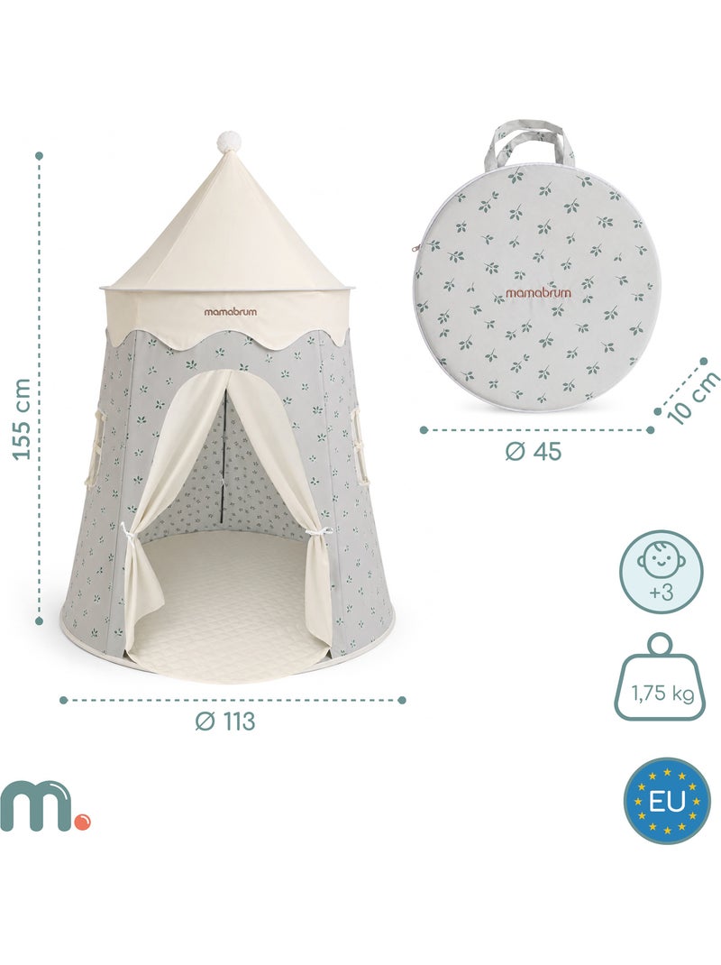 Speeltent tipi kasteel voor kinderen met led mamabrum N.v.t. - Kiabi