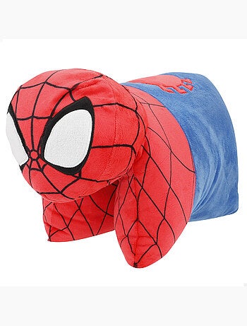 Spider-man coussin en peluche 2-en-1 doux et velouté