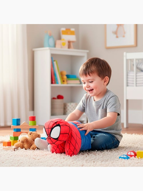 Spider-man coussin en peluche 2-en-1 doux et velouté - Kiabi