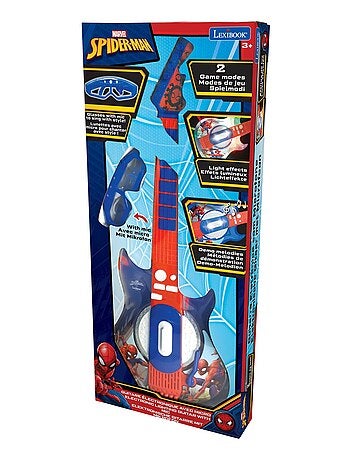 Spider-man electronic lighting gitaar met microfoon in glasses shape