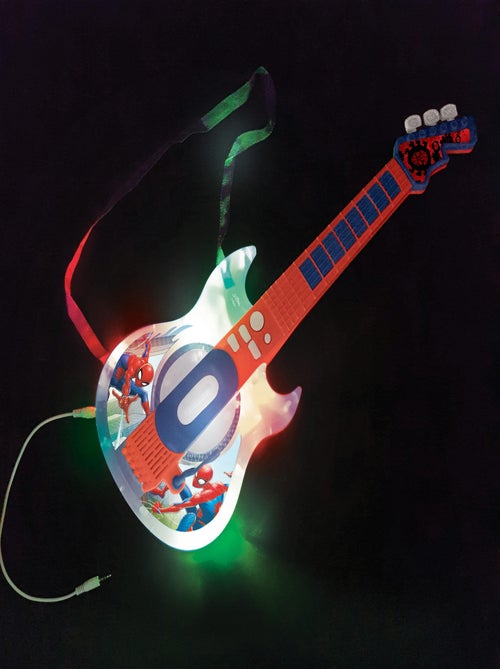 Spider-man electronic lighting gitaar met microfoon in glasses shape - Kiabi Spider-man electronic lighting gitaar met microfoon in glasses shape - Kiabi