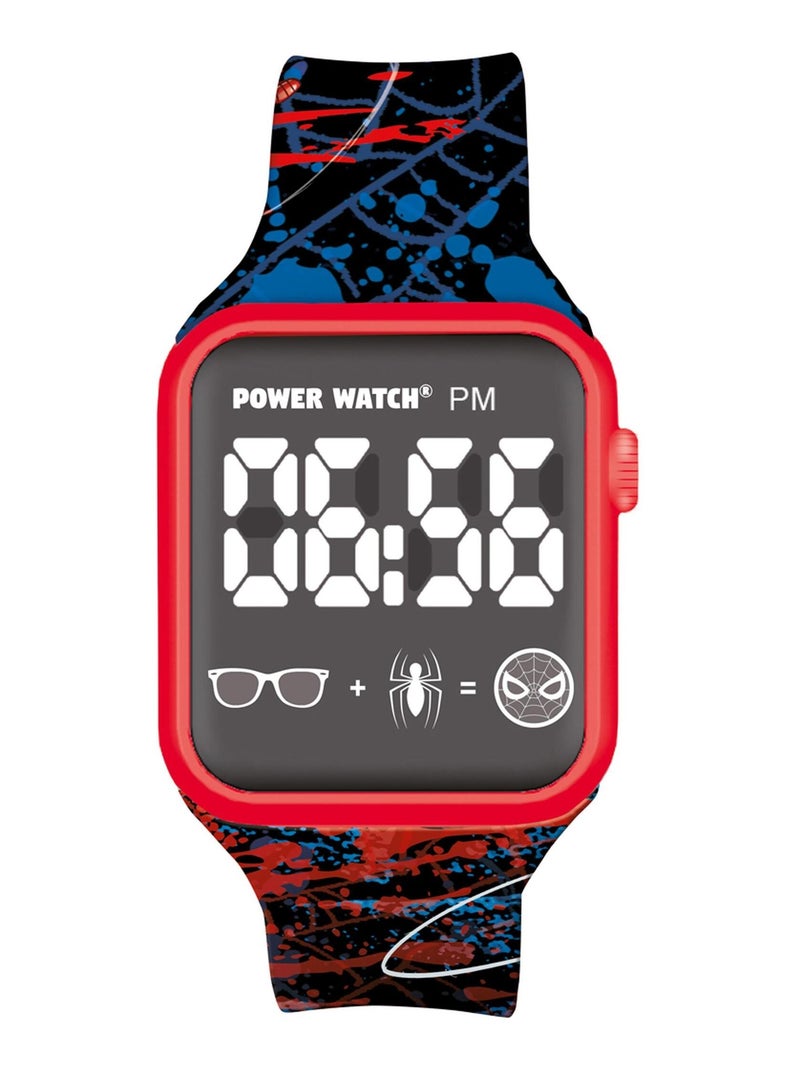 Spider-man led digitaal horloge Rood - Kiabi