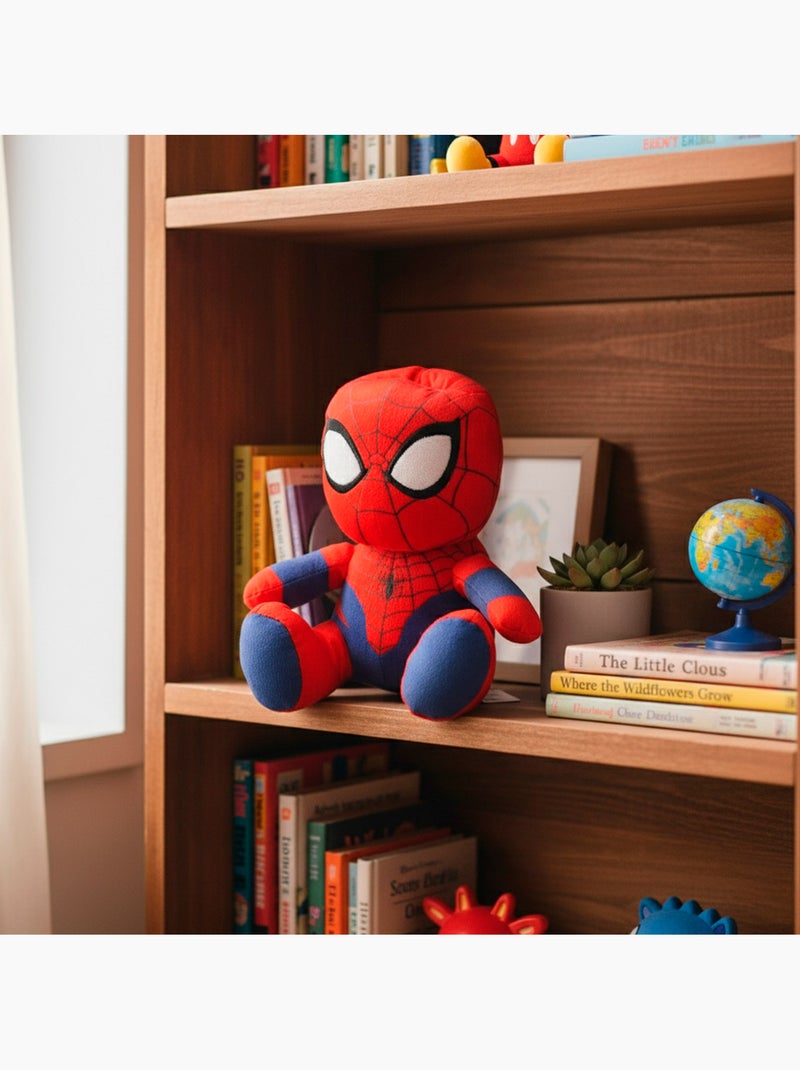 Spider-man pluche spaarpot voor kinderen, 20 cm Rood - Kiabi