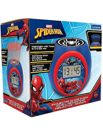Spider man projector wekker met timer