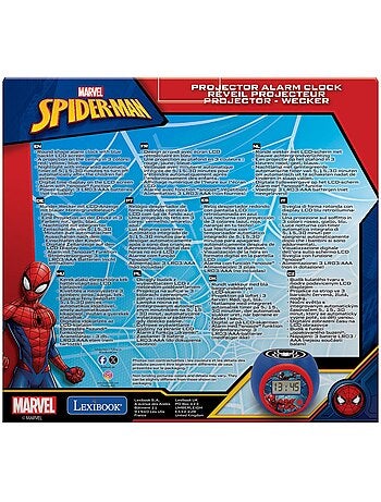 Spider man projector wekker met timer