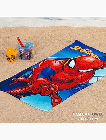 Spider-man strandemmerset met handdoek en tas.