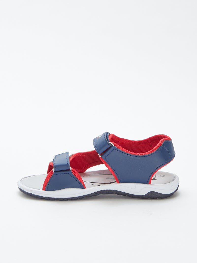 'Spider-Man'/'Marvel'-sandalen met klittenband BLAUW - Kiabi