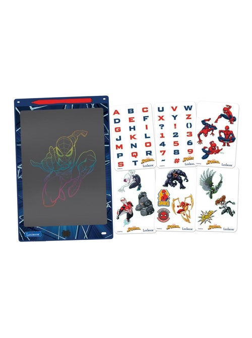 Spiderman 11’’ meerkleurige leer- en teken-e-ink-tablet met sjablonen - Kiabi Spiderman 11’’ meerkleurige leer- en teken-e-ink-tablet met sjablonen - Kiabi