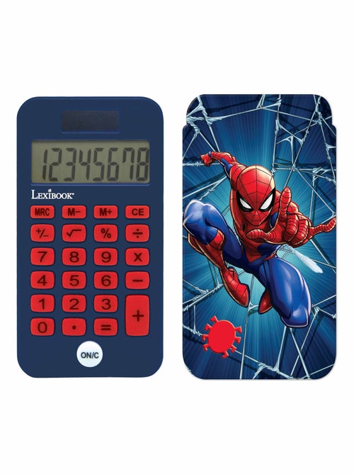 Spiderman 8 digits pocket rekenmachine met bescherming hoes - Kiabi Spiderman 8 digits pocket rekenmachine met bescherming hoes - Kiabi