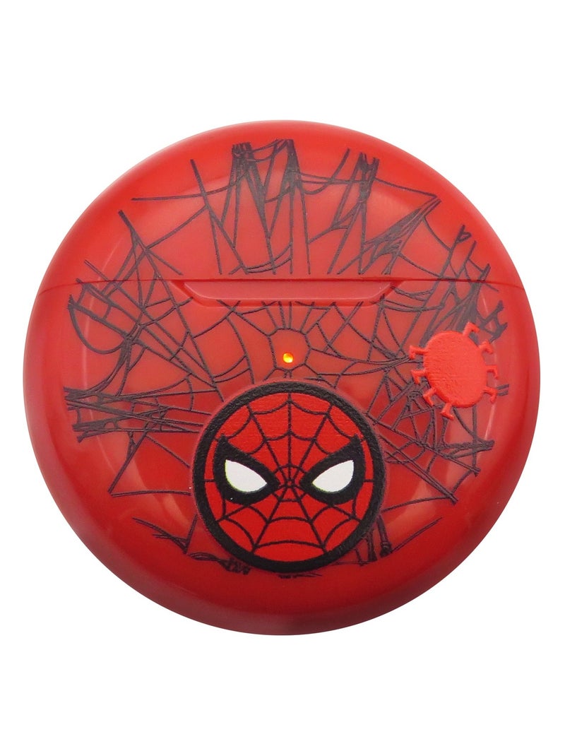 Spiderman bluetooth oordopjes met oplaad-opbergcase Rood - Kiabi