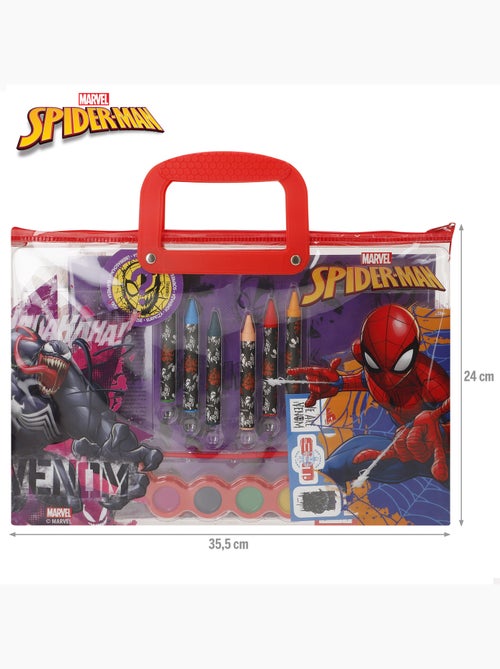 Spiderman coffret de dessin avec accessoires +3 ans - Kiabi Spiderman coffret de dessin avec accessoires +3 ans - Kiabi