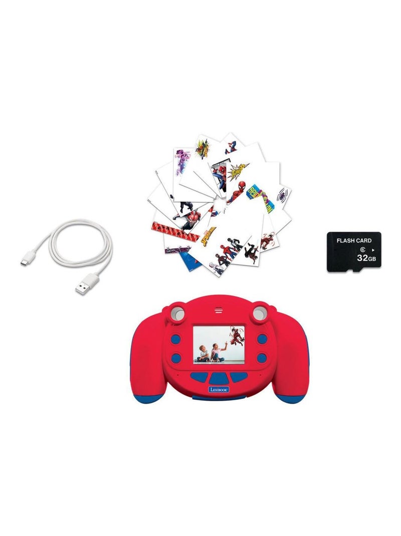 Spiderman starcam® digitale hd camera met sd-kaart Rood - Kiabi