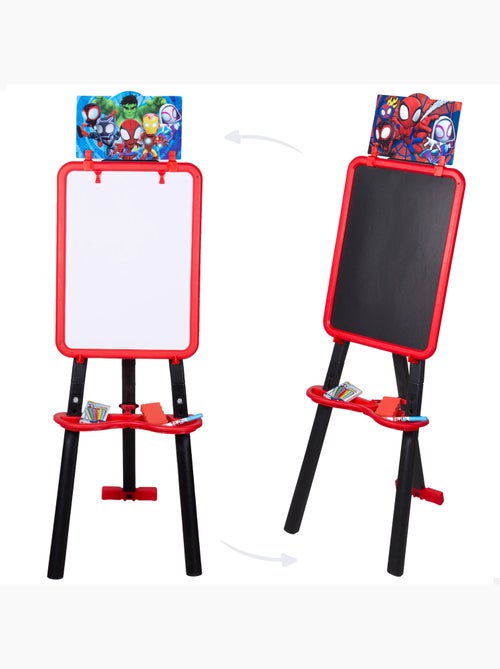 Spidey 2-in-1 dubbelzijdig schildersezel met standaard +3 jaar - Kiabi