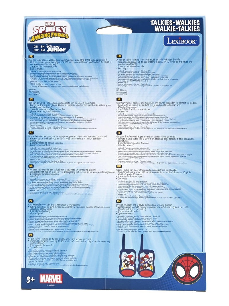 Spidey en his geweldig friends walkie-talkies tot 120m N.v.t. - Kiabi