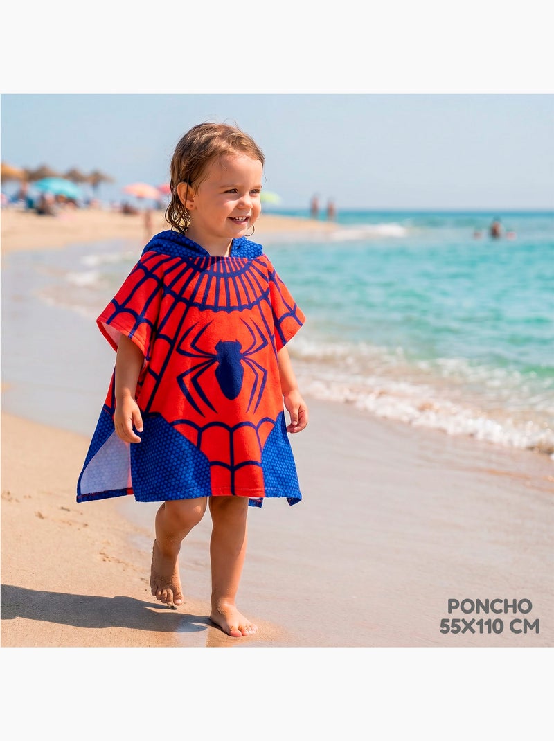 Spidey ensemble de plage avec seau, accessoires, sac à dos et poncho N/A - Kiabi