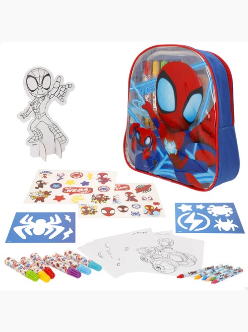 Spidey kit de dessin avec sac à dos - Kiabi Spidey kit de dessin avec sac à dos - Kiabi