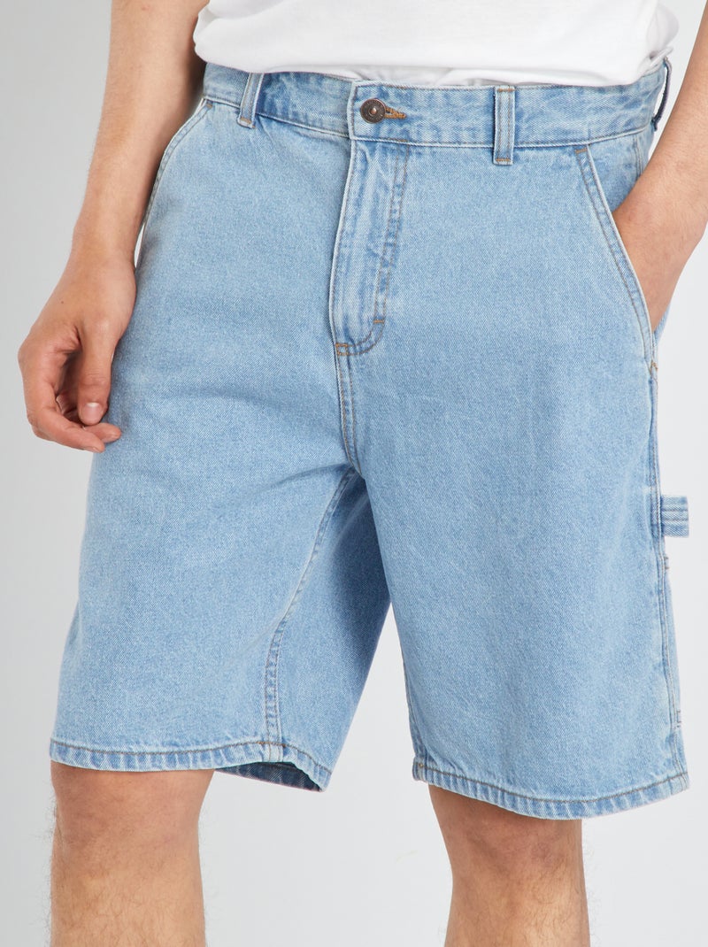 Spijkerbermuda BLAUW - Kiabi