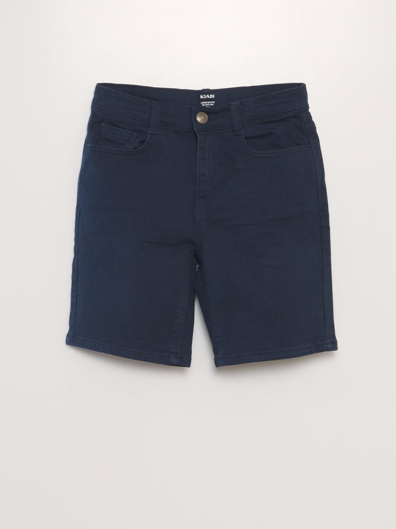 Spijkerbermuda BLAUW - Kiabi