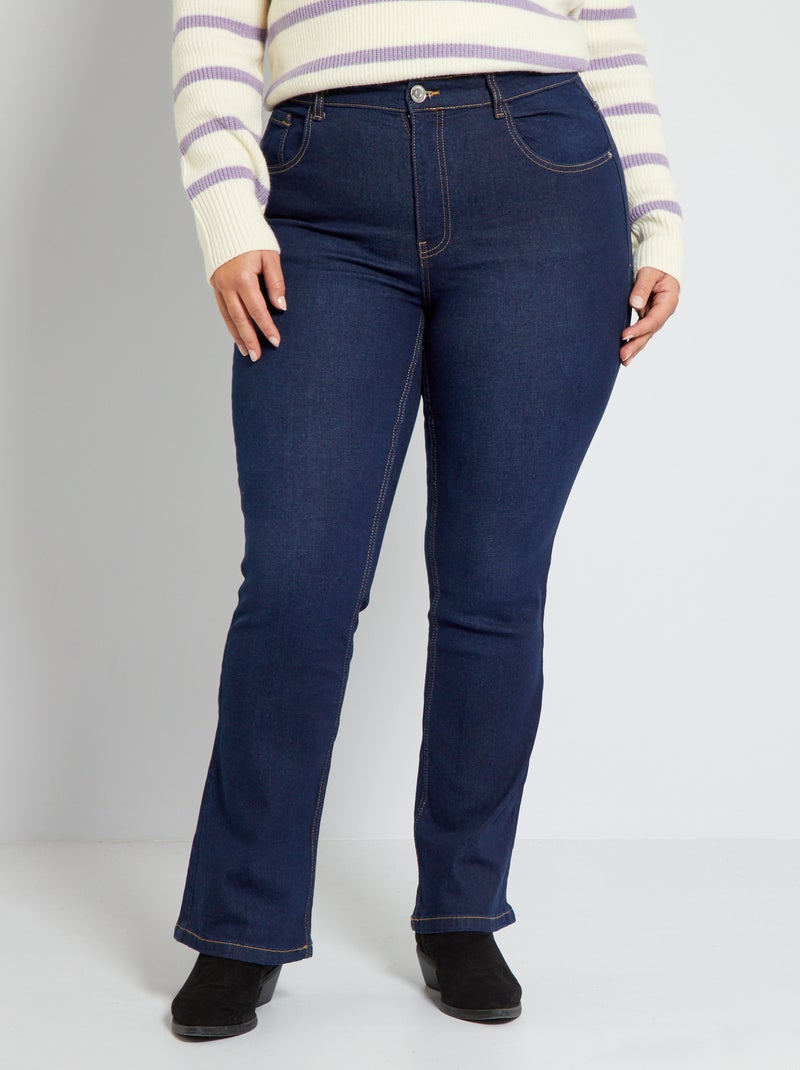 Broek met wijde pijpen en Loose Fit voor dames in Blauw - NEELE