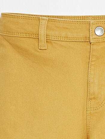 Spijkerbroek met wijde pijpen