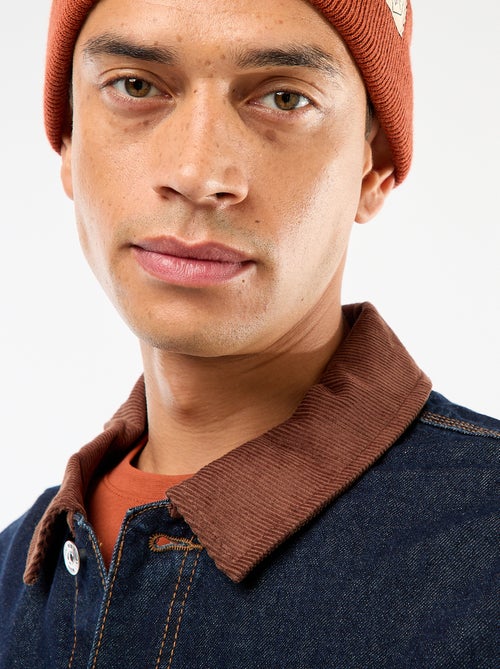 Spijkerjasje met kraagje van corduroy - Kiabi Spijkerjasje met kraagje van corduroy - Kiabi