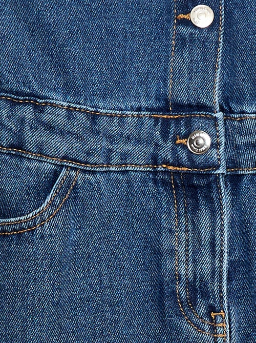 Spijkerjurk met drukknoopsluiting - Kiabi