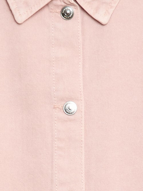 Spijkerjurk met overhemdkraagje - Kiabi