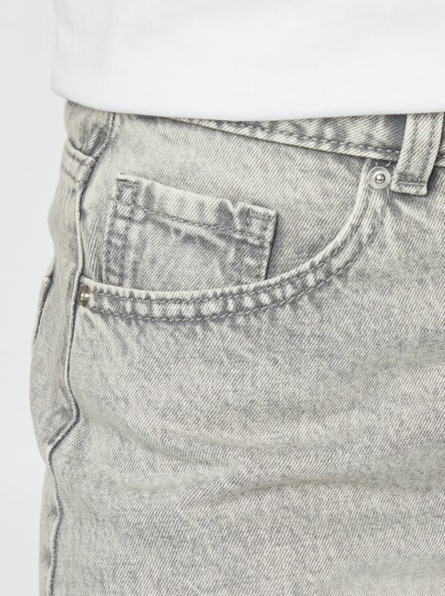 Spijkershort met ongezoomde rand - Kiabi