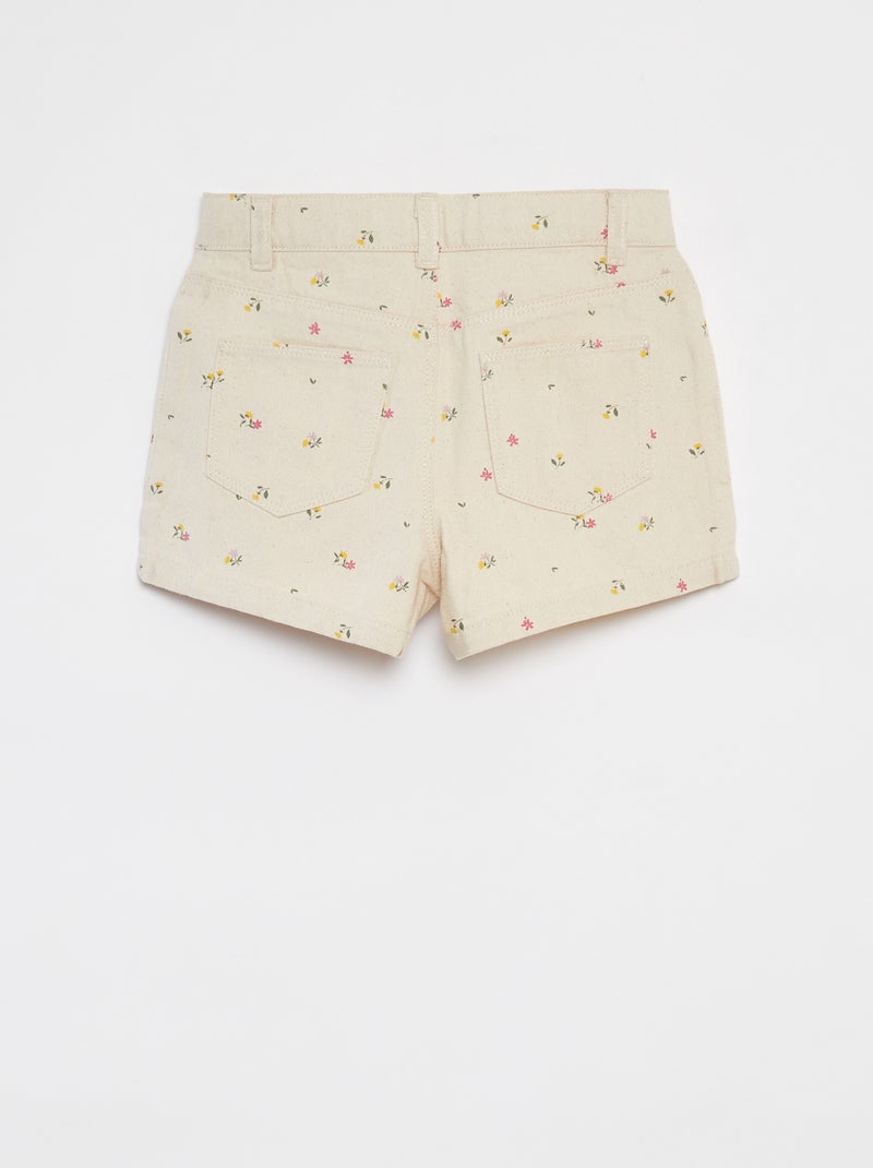 Spijkershort WIT - Kiabi