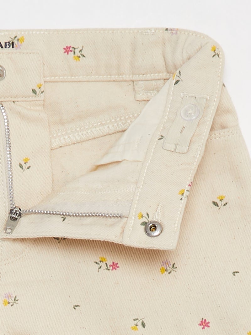 Spijkershort WIT - Kiabi