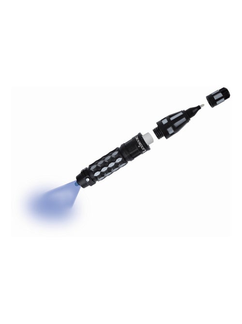 Spion mission pen met onzichtbare geheime berichten en spionnenlamp - Kiabi Spion mission pen met onzichtbare geheime berichten en spionnenlamp - Kiabi