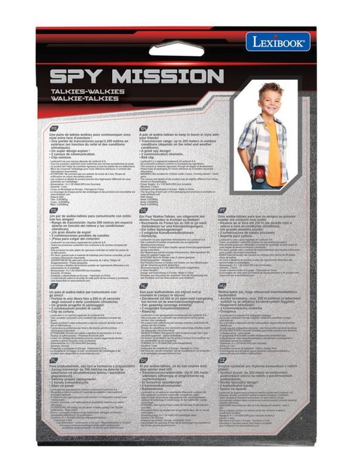 Spion mission walkie-talkies tot 120m - Kiabi Spion mission walkie-talkies tot 120m - Kiabi
