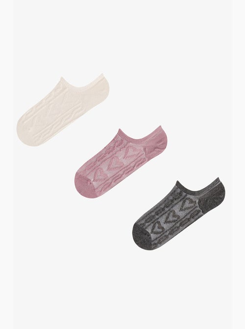 Spiraal jacquard katoenen sneaker sokken per paar penti - Kiabi Spiraal jacquard katoenen sneaker sokken per paar penti - Kiabi