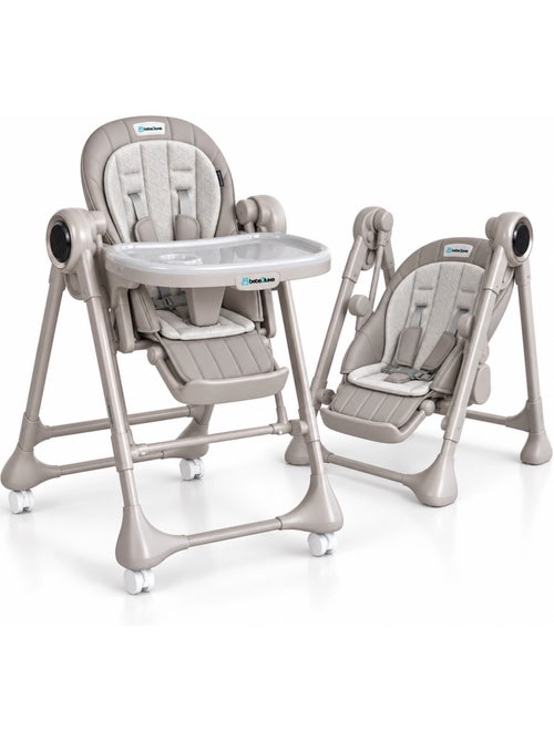 SPLITY Multifonction 3 en 1, chaise haute, transat, balancelle electrique - Kiabi SPLITY Multifonction 3 en 1, chaise haute, transat, balancelle electrique - Kiabi