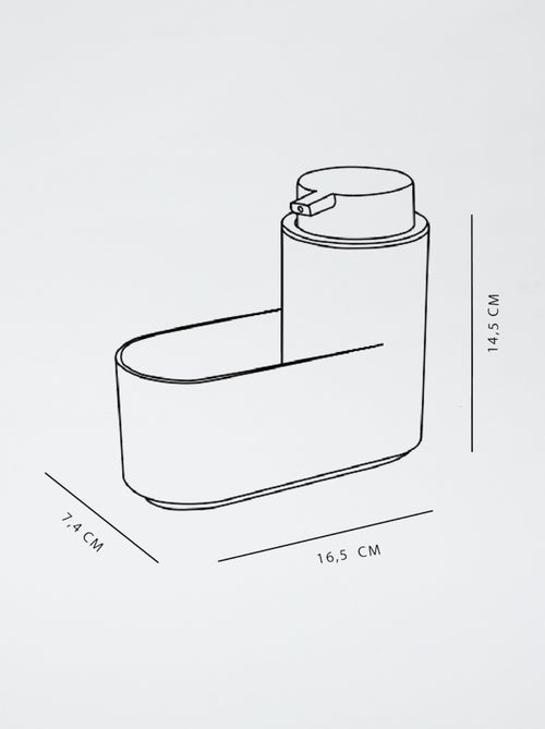 Sponshouder en zeepdispenser - Kiabi