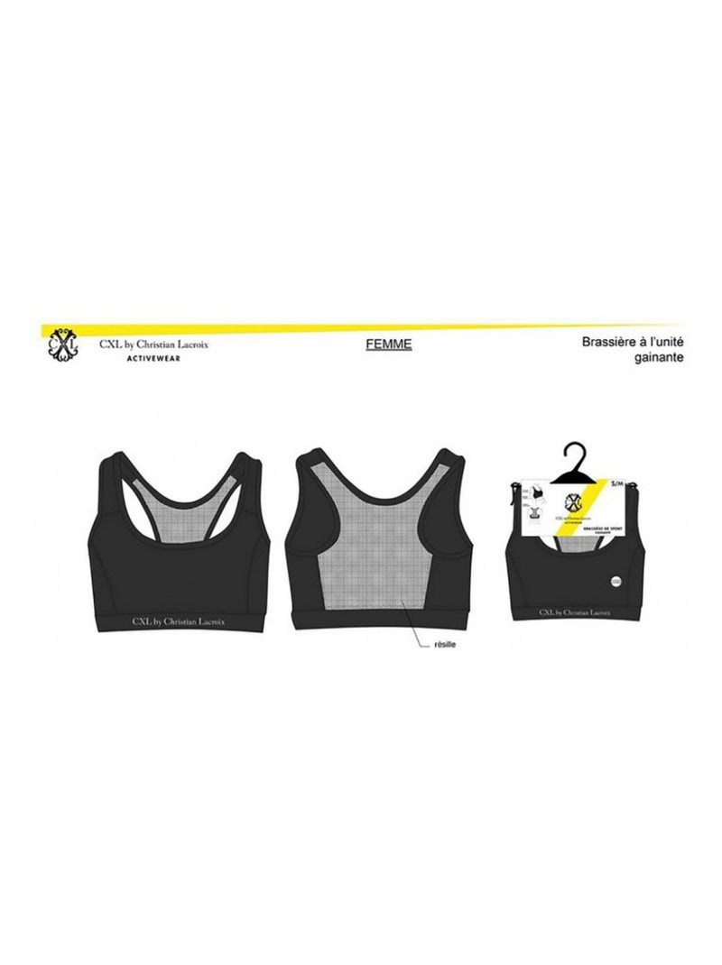 Sport-bh CXL LACROIX Zwart Grijs - Kiabi