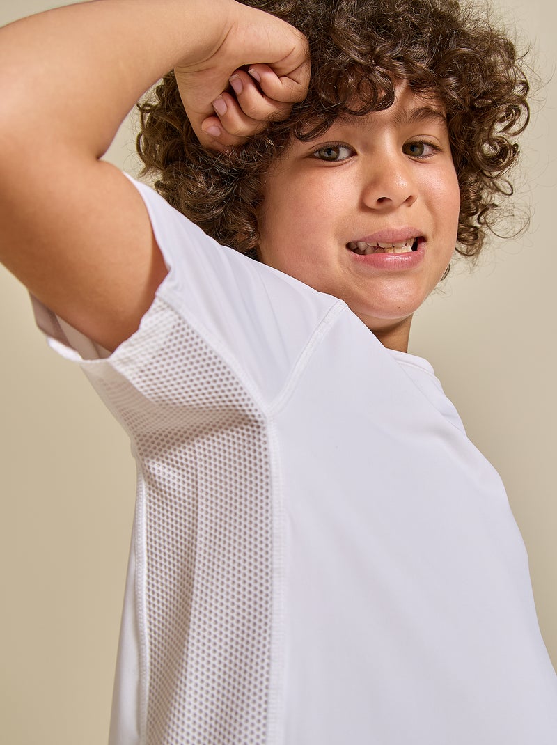 Sport T-shirt - (ekstract) Wit - Kiabi