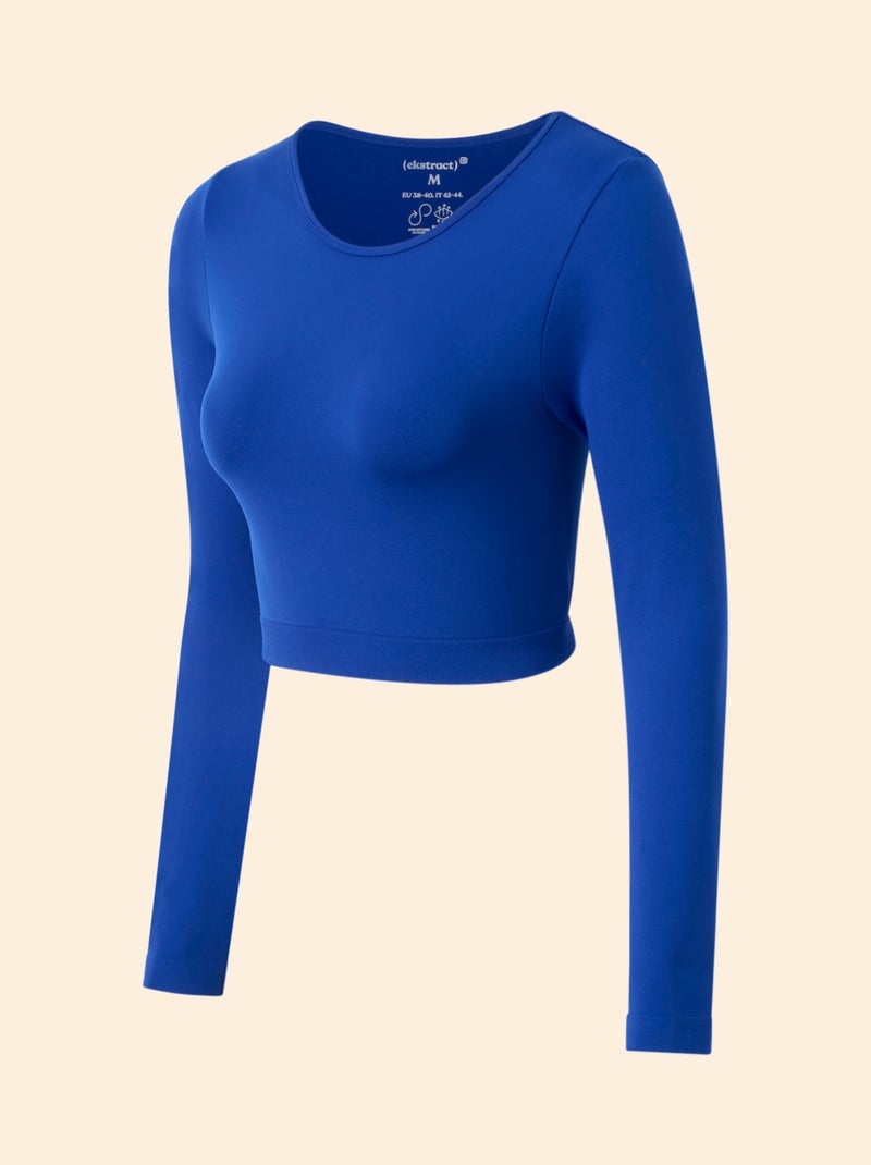 Sport T-shirt met lange mouwen - (ekstract) Blauw - Kiabi