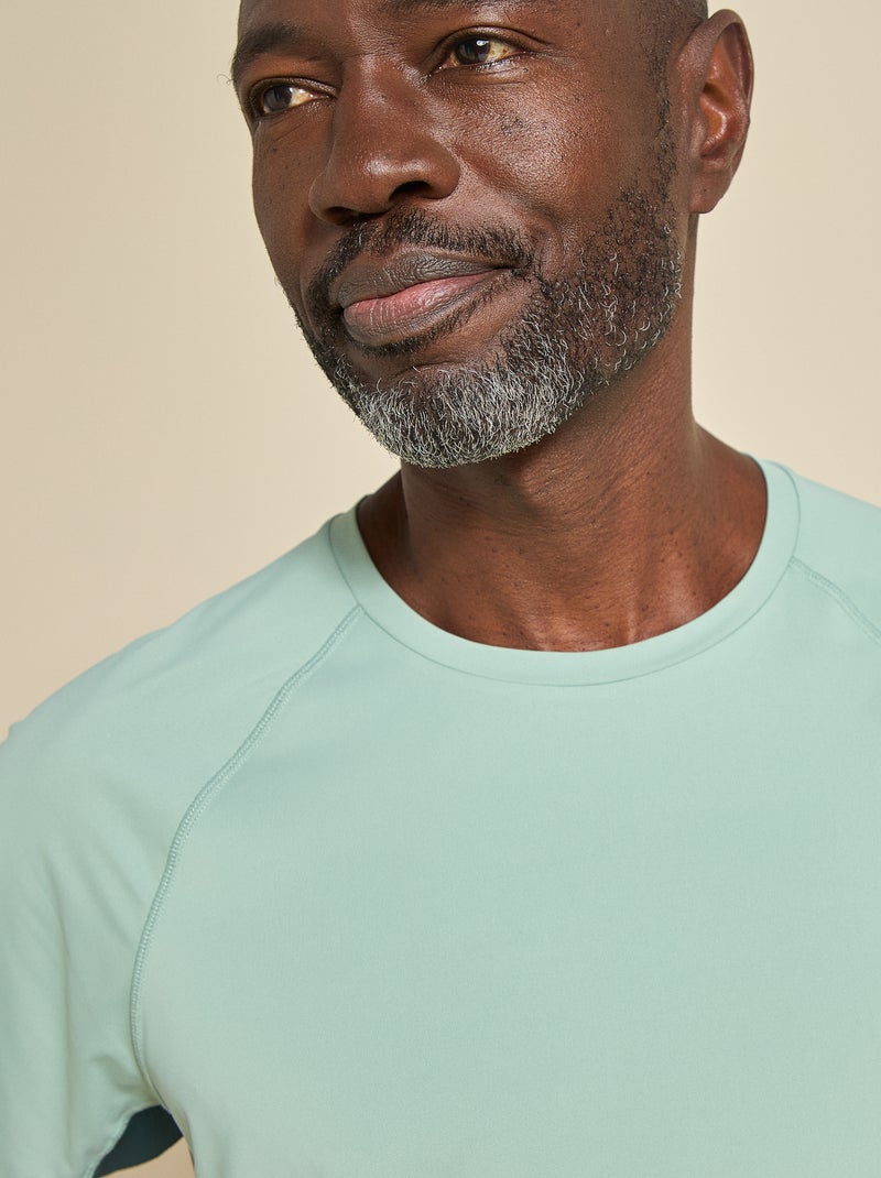 Sport T-shirt met reflecterend detail - (ekstract) Groen - Kiabi