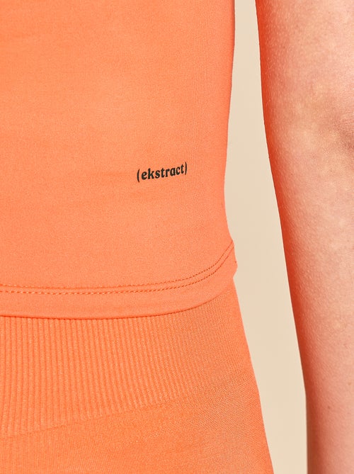 Sport T-shirt met ruches - (ekstract) - Kiabi Sport T-shirt met ruches - (ekstract) - Kiabi