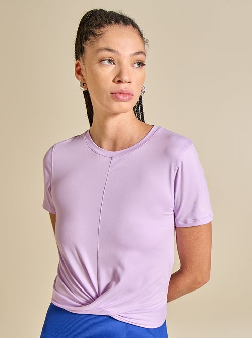 Sport T-shirt met ruches - (ekstract) - Kiabi Sport T-shirt met ruches - (ekstract) - Kiabi