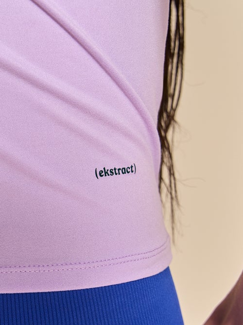 Sport T-shirt met ruches - (ekstract) - Kiabi Sport T-shirt met ruches - (ekstract) - Kiabi