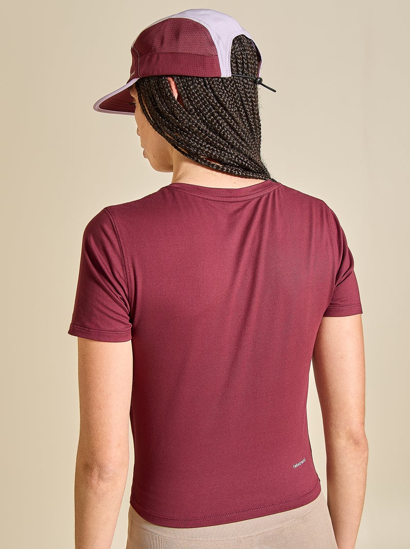 Sport T-shirt met ruches - (ekstract) Rood - Kiabi