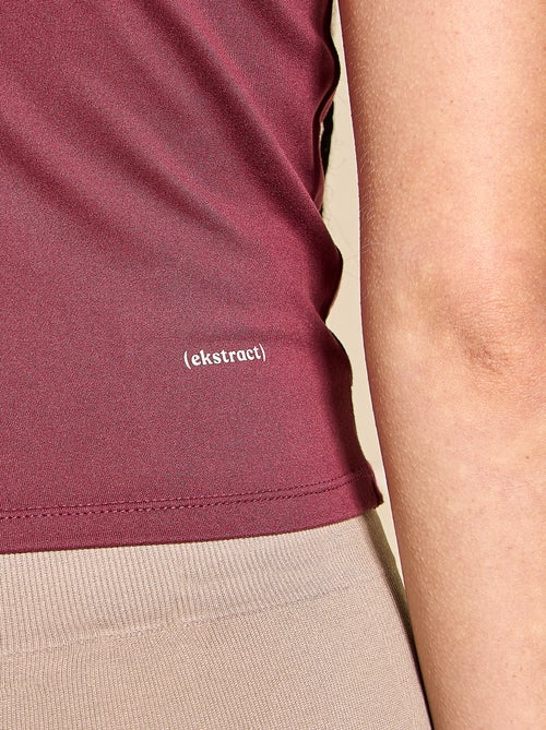 Sport T-shirt met ruches - (ekstract) - Kiabi Sport T-shirt met ruches - (ekstract) - Kiabi