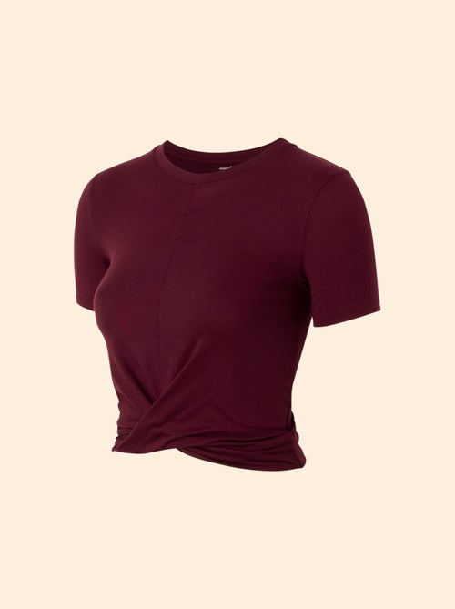 Sport T-shirt met ruches - (ekstract) - Kiabi Sport T-shirt met ruches - (ekstract) - Kiabi