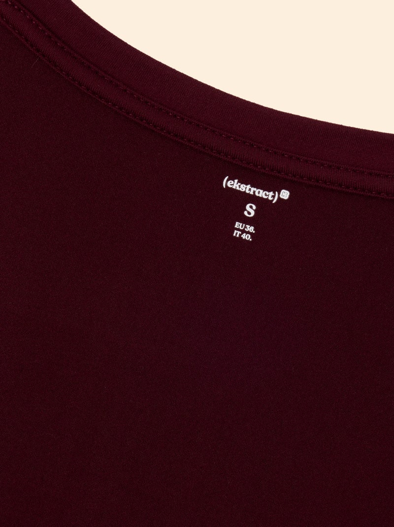 Sport T-shirt met ruches - (ekstract) Rood - Kiabi