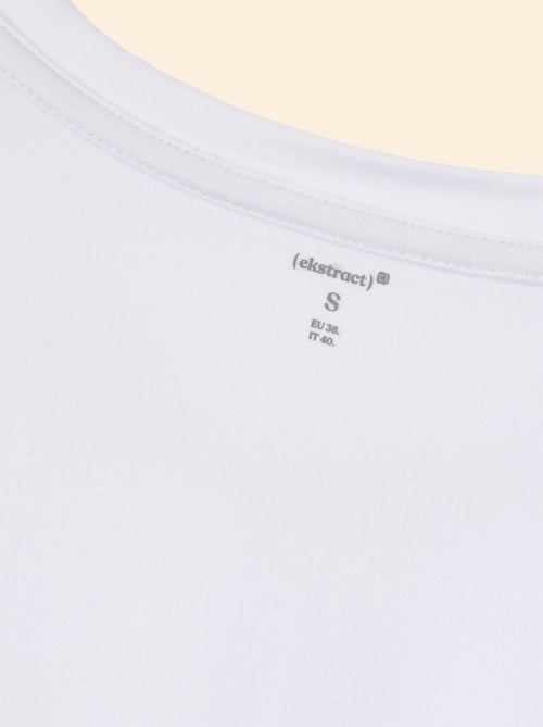 Sport T-shirt met ruches - (ekstract) - Kiabi Sport T-shirt met ruches - (ekstract) - Kiabi