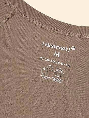 Ekstract - Sport T-shirt met tweedehuid-effect