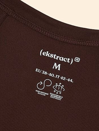 Ekstract - Sport T-shirt met tweedehuid-effect